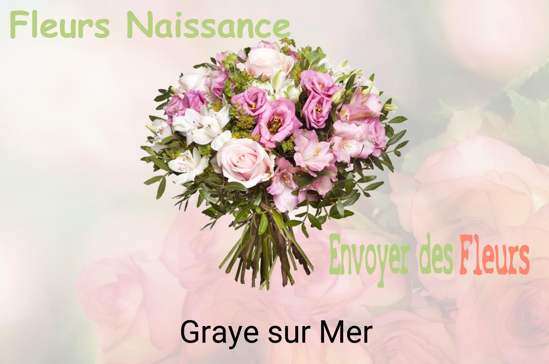 Bouquet de fleurs de naissance livré à Graye-sur-Mer